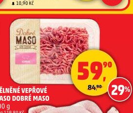 Mělněné vepřové maso Dobré maso