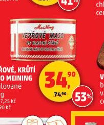 Vepřové, krůtí maso Meining