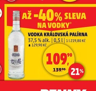 Vodka Královská palírna