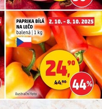 PAPRIKA BÍLÁ NA LEČO