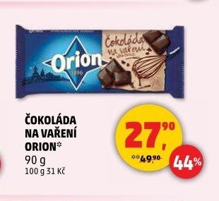ČOKOLÁDA NA VAŘENÍ ORION