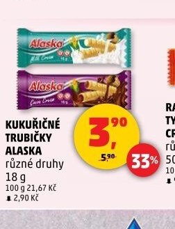 KUKUŘIČNÉ TRUBIČKY ALASKA