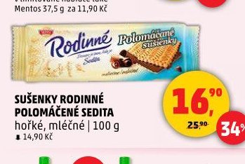 SUŠENKY RODINNÉ POLOMÁČENÉ SEDITA