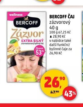 Bercoff čaj zázvorový