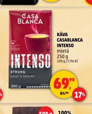KÁVA CASABLANCA INTENSO mletá
