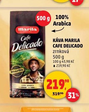 KÁVA MARILA CAFE DELICADO zrnková