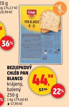 Chléb bez lepku Pan Blanco Schär