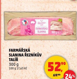 Farmářská slanina Řezníkův talíř