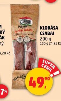 Klobása Csabai