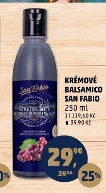 Krémový ocet balsamico San Fabio