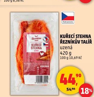 Kuřecí stehna uzená Řezníkův talíř
