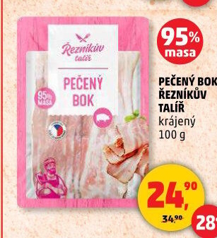 Pečený bok Řezníkův talíř