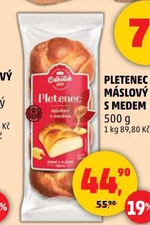 Pletenec máslový Odkolek