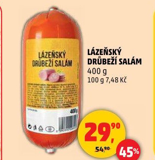 Salám drůbeží lázeňský