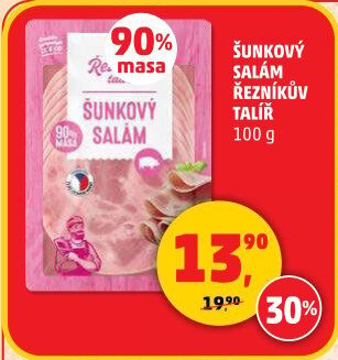 Salám šunkový Řezníkův talíř