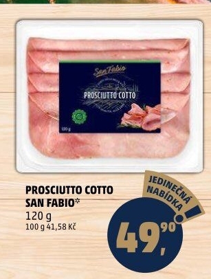 Šunka Prosciutto Cotto San Fabio