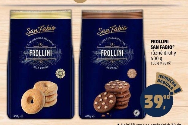 Sušenky Frollini San Fabio