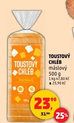 Toustový chléb Karlova Koruna