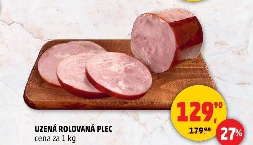 Uzená rolovaná plec