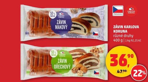 Závin Karlova Koruna