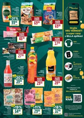 akční leták BILLA 1.10.2025-7.10.2025