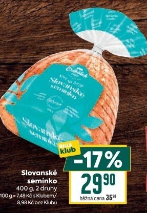 Chléb vícezrnný Slovanské semínko Odkolek