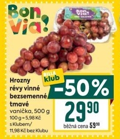 Hrozny tmavé bezsemenné Billa Bonvia