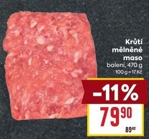 Krůtí mělněné maso