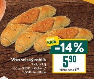 Rohlík Vita selský