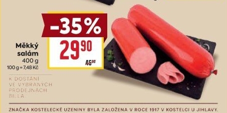 Salám měkký Kostelecké uzeniny
