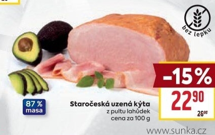 Staročeská kýta uzená