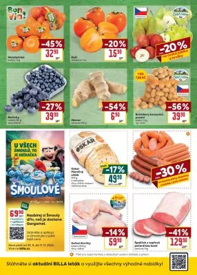 akční leták BILLA 1.10.2025-7.10.2025