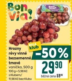 Hrozny tmavé bezsemenné Billa Bonvia