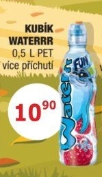 Ochucená voda Waterrr Kubík