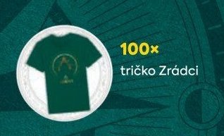 100x tričko Zrádci