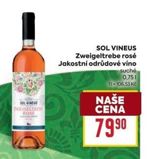 SOL VINEUS Zweigeltrebe rosé