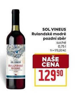 Sol Vineus Rulandské modré