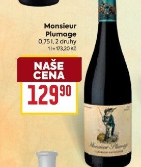 Vína Monsieur Plumage