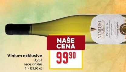 Víno Vinium Exclusive Velké Pavlovice