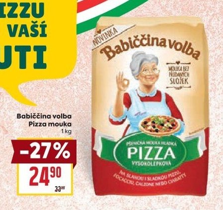 Babiččina volba Pizza mouka