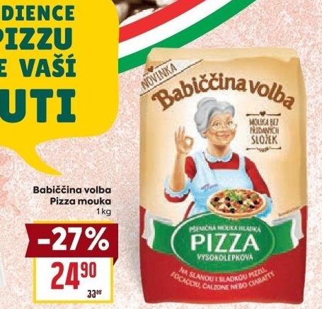 Mouka na pizzu Babiččina volba