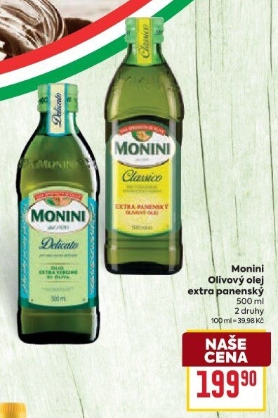 Olivový olej extra panenský Monini