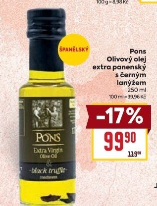 Olivový olej extra panenský ochucený Pons