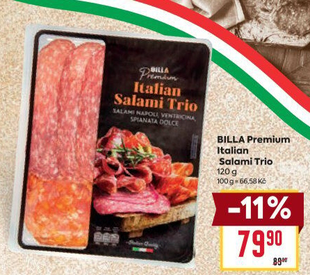 Salám Italian Trio Billa Premium