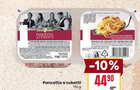 Slanina Pancetta a cubetti