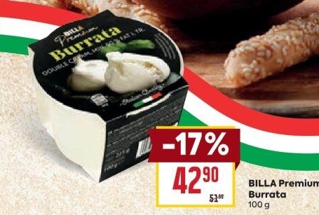 Sýr Burratta Billa Premium