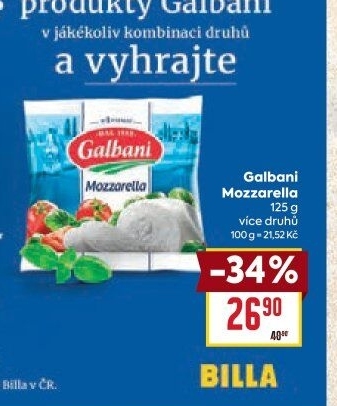 Sýr Mozzarella Galbani