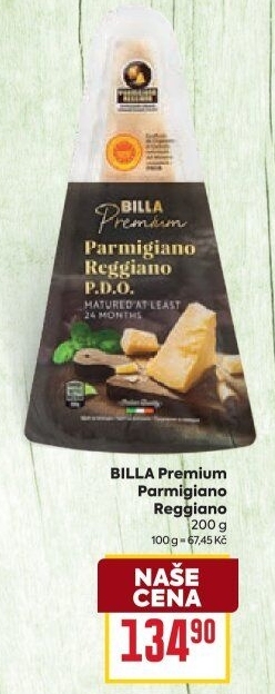 Sýr Parmigiano Reggiano Premium Billa