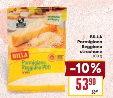 Sýr Parmigiano Reggiano strouhaný Billa