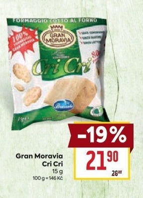 Sýr Snack Cri Cri Gran Moravia